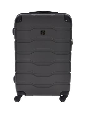 Trolley grande grigio rigido con 4 ruote 156/G
