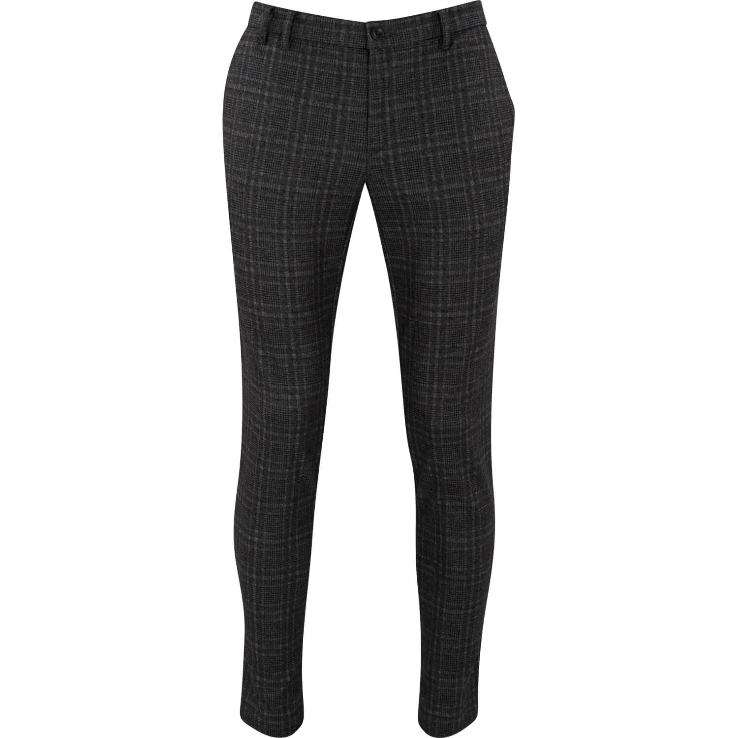 Hose IAN-Jersey Check, beige/braun 110 - Alberto - FashionsVida
