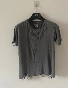 Lmyer Undercover03ss Scab Men Loose Tees Printed Destruction Necklace Washed Rock T Achive Single Item T-Shirts - Aliexpress - FashionsVida