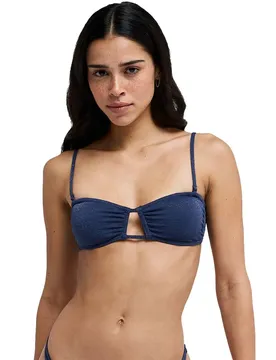 Top Bikini Shine Bandeau Mood Indigo L