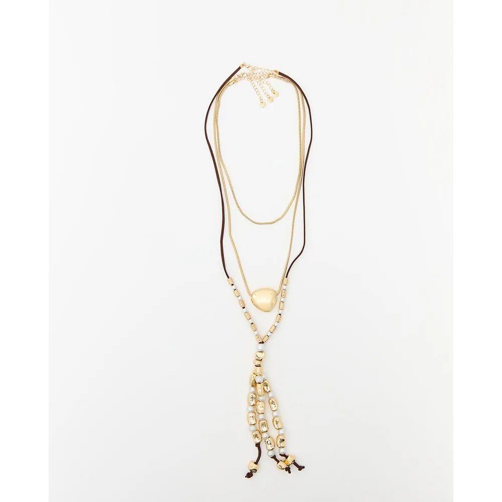 Sfera - Collar flecos cordón - Sfera - FashionsVida