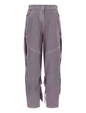 The Attico Jeans tinti in capo
