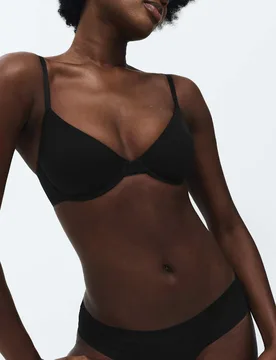 Body Invisibles™ Non-Padded Wired Demi Cup Bra A-E Black female - Body by M&S - FashionsVida