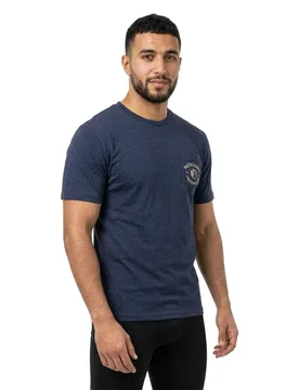 T-shirt à Manches Courtes Merchant Graphic Lauren Navy XL - Superdry - FashionsVida