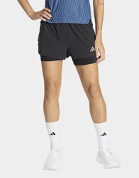 Womens Adi365 Climacool+ 4 Pocket 2in1 Shorts - Nero, nero nero Donna taglia XS