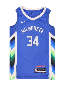 Canotta Basket Uomo Nba City Edition 22 Dri-fit Swingman Jersey No 34 Giannis Antetokounmpo Milbuc Game Royal