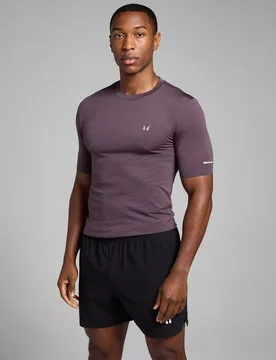 Camiseta estampada sin costuras Active para hombre de MP - Púrpura intenso - XS - MyProtein - FashionsVida