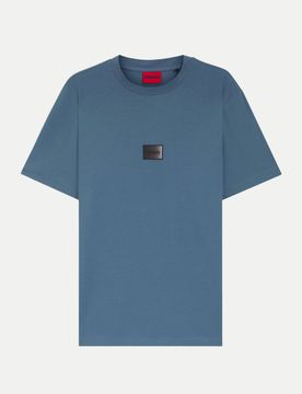 HUGO T-Shirt Danotie Blau M