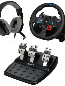 Volant Et Pédales 991-000486 Black One Size unisex - Logitech - FashionsVida