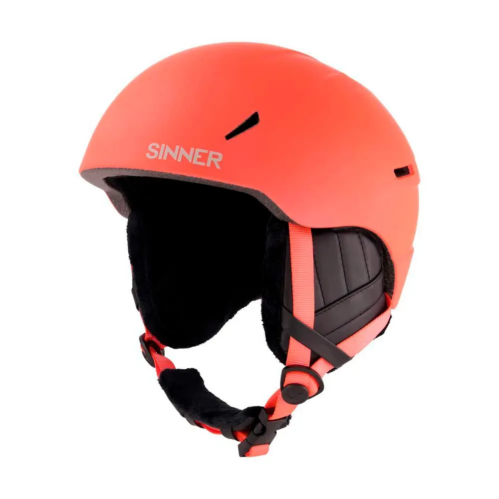 Casque Crest Matt Orange Neon 59-62 cm unisex - Sinner - FashionsVida