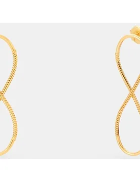 Pendientes Infinito de amarillo - El Corte Inglés - FashionsVida