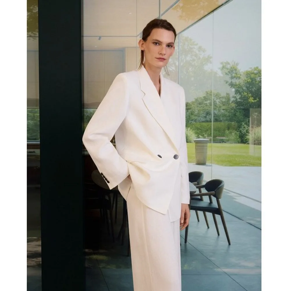 Blazer de mujer en lino - Woman Limited El Corte Inglés - FashionsVida