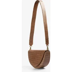 Bandolera de mujer con estampado en relieve y doble asa