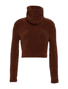 Rollkragenpullover Damen Braun 30,32,34,36,38 Damen