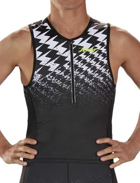 Maglia Senza Maniche Ultra Black / White