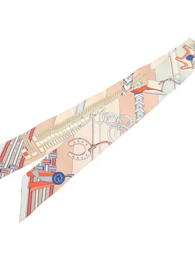 Brides et Gris Gris Silk Twilly Scarf - Hermès - FashionsVida