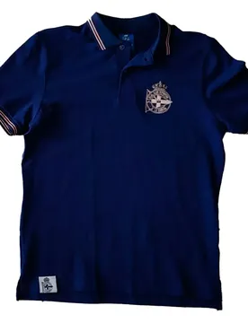 T-shirt à Manches Courtes Casual Navy L