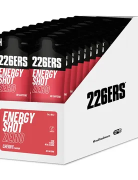 Boîte De Boisson Énergétique Monodose Shot Zero Caff Cerise 60ml 24 Unités