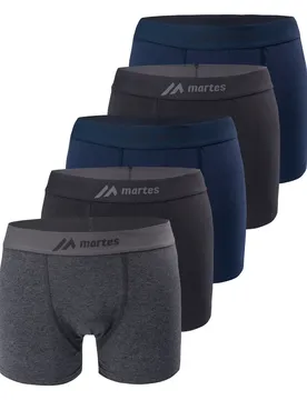 Boxer Ravor (x5) - Noir - male - Size: XL