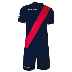 Ensemble à Manches Courtes Plate Blue / Red XL