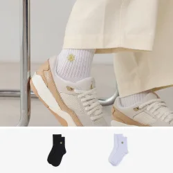 Mid Crew Sunshine 2pk blanc/noir 39/42