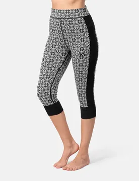 Pantaloni Rose Capri Black