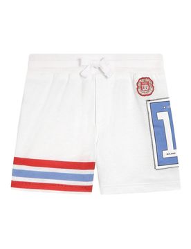 Shorts Con Dettaglio A Righe