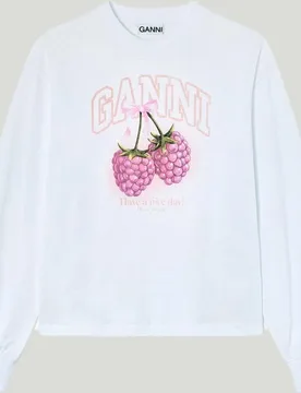 Ganni - Sudadera de algodón - Ganni - FashionsVida