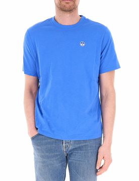 T-shirt in cotone BLU CHIARO M