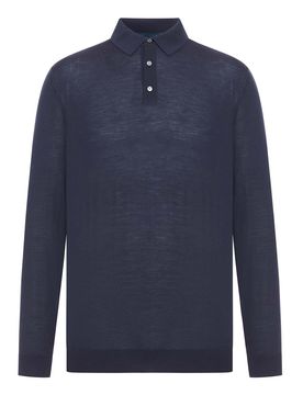 Kiton Polo in lana a maniche lunghe