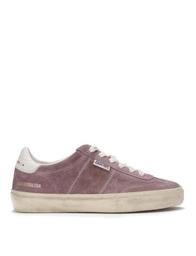 Sneakers basse stringate in suede
