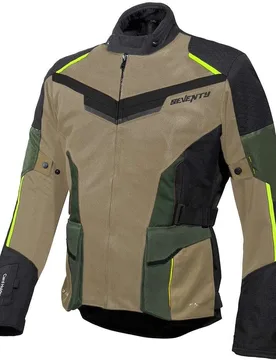 Giubbotto Moto Degrees SD-JT70 ATACAMA Sabbia Verde taglia L - Seventy - FashionsVida
