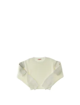 Maglia girocollo JUNIOR PANNA 8 - Liu jo - FashionsVida