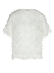 Blusenshirt crème 36
