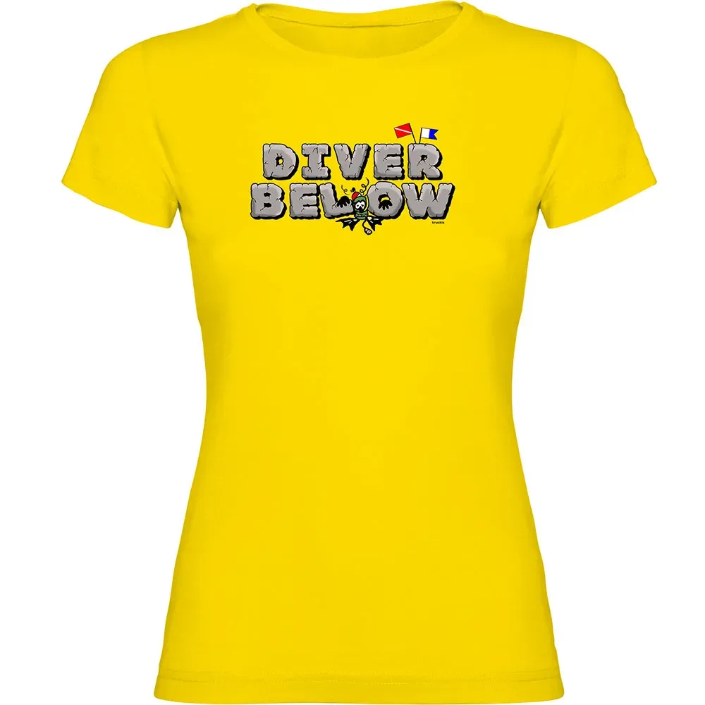 Maglietta A Maniche Corte Da Donna Diver Below - Kruskis - FashionsVida