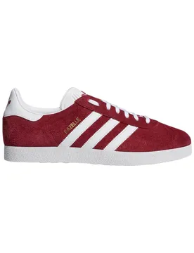 Baskets Gazelle Collegiate Burgundy / Ftwr White / Gold Metal EU 36 2/3