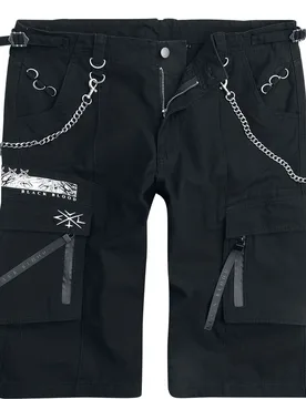 Gothic Short - Sirens - S bis L - für Männer - Größe L - schwarz - Männer - male - Black Blood by Gothicana - FashionsVida