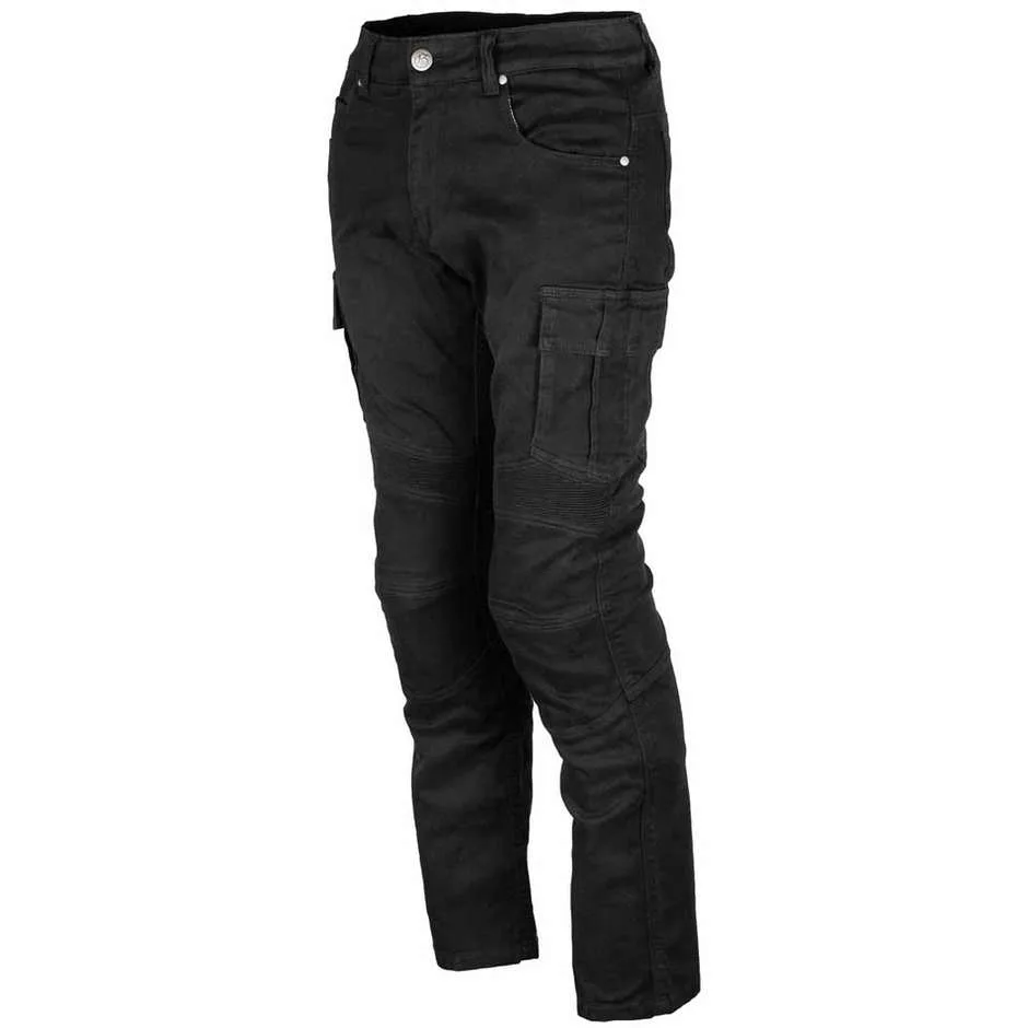 Pantaloni Moto LIZARD Cargo Nero L32 taglia 40 - gms - FashionsVida