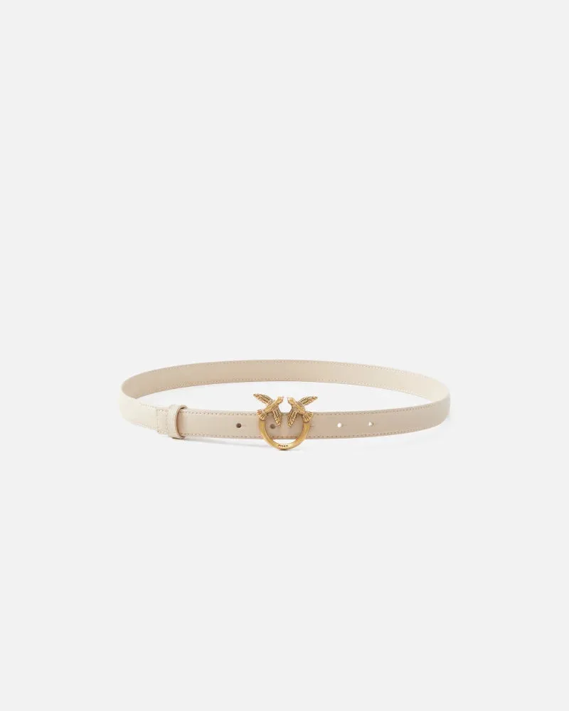 LOVE BERRY H2 BELT VITELLO SETA 25 - PINKO - FashionsVida