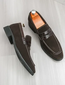 New Men Fashionable Loafers Men Casual Comfortable Breathable Business Matte Elegant Leather Shoes Social Shoes Men Size 38-46 - Aliexpress - FashionsVida