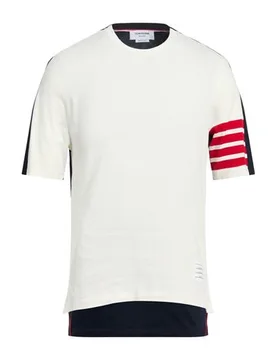 Camiseta Hombre Blanco 0,1 Hombre - Thom Browne - FashionsVida
