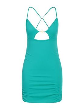 Mini-Kleid Damen Smaragdgrün L,M,S Damen