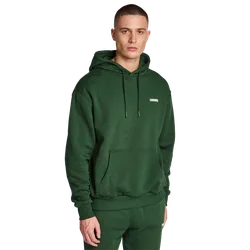 Carmine Herren Kapuzenpullover - Grün - Größe L - Baumwoll-Fleece Green L