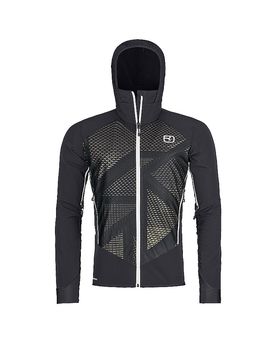 Veste softshell Col Becchei à capuche noir L
