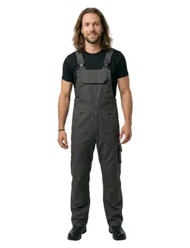 Combinaison Avec Poches Pour Genouillères Industry 10569 Dark Anthracite 64