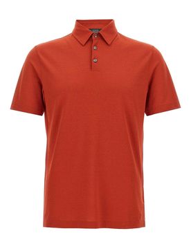 Shirt di polo in cotone ghiaccio