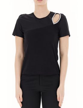 LIU JO T-shirt cut out NERO S