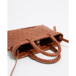 Bolso de mano de mujer mini de piel