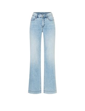 Jeans Wide Leg hellblau 42/L30 damen