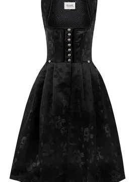 Dirndl Odette (schwarz, Gr. 48) von Heimatgwand für Damen, 100% Polyester - Stockerpoint - FashionsVida